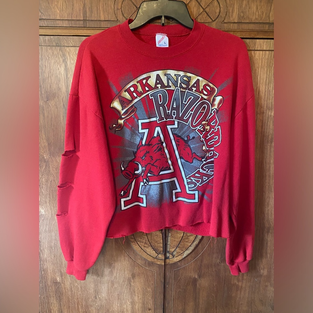 Vintage Razorback sports sweatshirt